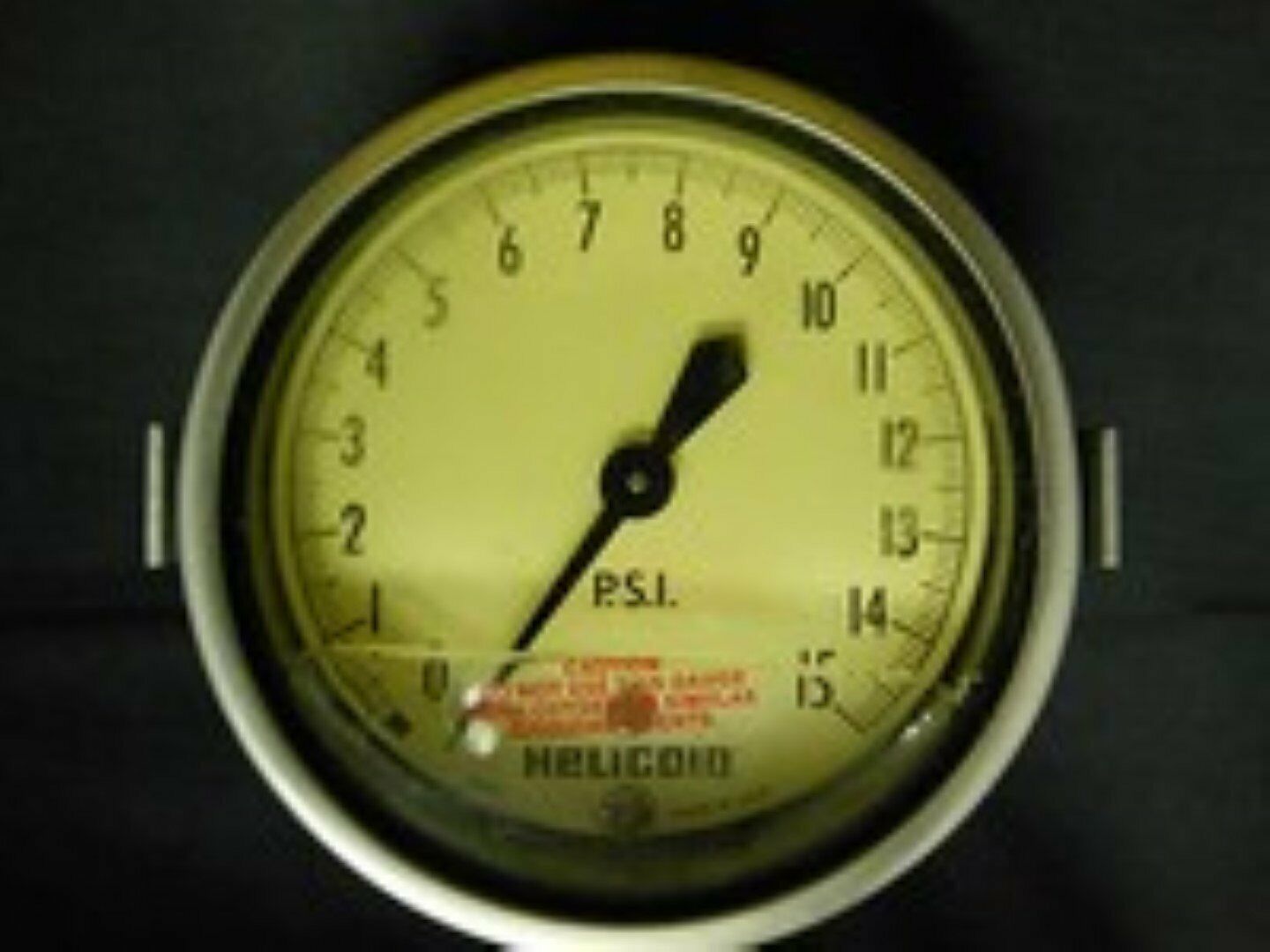 Helicoid E1P3C5A2DX000 Glycerin Filled Gauge 0-15 Psi - $14.84