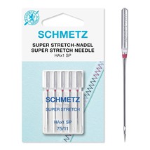 Schmetz HAX1SP 15X1SP Special Super Stretch Serger Needles - 5 Pack (Size 75/11) - $18.99