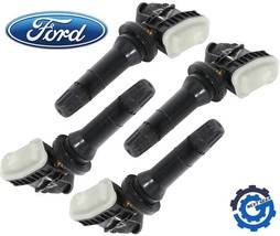 New OEM Ford Set of 4 TPMS Tire Pressure Sensor Ford Lincoln 15-19 F2GZ-... - £51.45 GBP