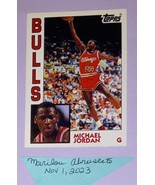 1992-93 Topps Archives Michael Jordan 52 Chicago Bulls North Carolina Ta... - $51.29 CAD