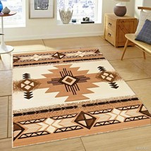 Rugs Area Rugs Carpets 8X10 Rug Modern Southwestern Large Floor Bedroom 5x7 Rugs - £100.91 GBP+