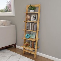 Leaning Decorative Shelves With A 5-Tier Ladder Design, By Lavish Home, In - £50.42 GBP