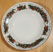 Spode Christmas Memories 8&quot; Round Salad Soup Bowl One Small Flaw - £19.39 GBP