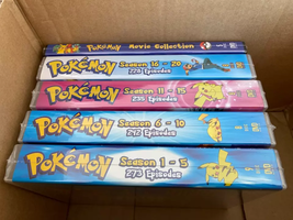 Pokemon Series Boxset Full Season 1-20+ 21 Movies DVD *USA English Versi... - €248,56 EUR