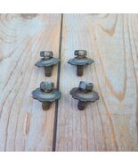 1963 Oldsmobile Cutlass F85 4pc Blue Trunk Lid Bolts 1/2 in Hex w Flower... - $81.94 CAD