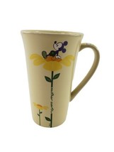 Disney Store Exclusive Earth Day Mickey Mouse Yellow Sunflower Coffee Tea Mug - £9.45 GBP