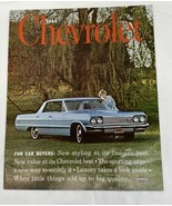 Mint Vintage 1964 Impala Full size Chevy dealer brochure 10.75 in. X 13.... - $34.60