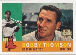 GS) 2001 Topps Archives Baseball Trading Card - Bobby Thomson  - #331 - £1.53 GBP