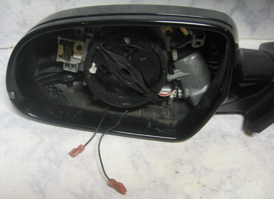 2010-2014 Audi A5 Driver Side View Power Door Mirror OEM Black 6 Wire he... - $73.76