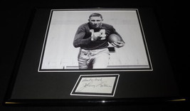 Johnny Lattner Signed Framed 11x14 Photo Display Notre Dame - £51.44 GBP
