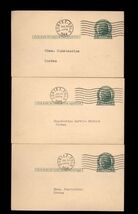 1944 USPS card x 3 - EMPIRE ELECTRIC ASSN. Cortez Colo. electric bill st... - $9.85