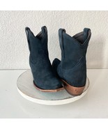 Lane EMMA JANE Womens Cowboy Bootie 7.5 Blue Suede Western Cowgirl Ankle... - $187.37 CAD