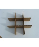Cardboard Dividers 5 Sets 12&quot; X 12&quot; X 3&quot; High 9 cell B 12-3-02 - $50.45 MXN