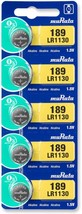 Murata LR1130 Battery AG10 389A 1.55V Alkaline Button Cell (10 Batteries) - £5.17 GBP+