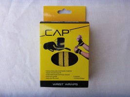 Cap Premium Wrist Wraps With Thumb Loop Fit 2 Per Box Weight Lifting Sports - £5.93 GBP