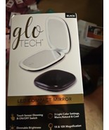 GloTech LED Compact Makeup Mirror - Black New open box - $319.88 MXN