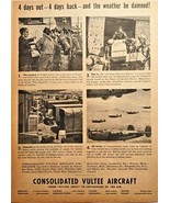 1944 CONSOLIDATED VULTEE AIRCRAFT-Army-Soliders-Trucks-Vintage Print Ad-... - $17.41 CAD