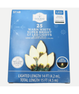 Holiday Time 15&#39; Super Bright Incandescent-Style C7 LED Christmas Lights... - £6.65 GBP