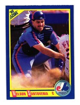 1990 Score #451 Nelson Santovenia Montreal Expos - £2.24 GBP