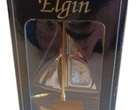 Elgin Quartz Gold Tone Mini Metal SAILBOAT Clock 2.5”x 3” Sealed New in Box - $27.67