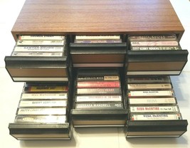 78 LOT Country Cassette Tapes VTG Holders Brooks Nelson Strait Reba Parton MORE - £116.75 GBP