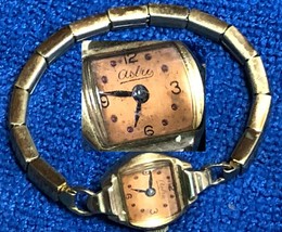 Vintage Astra Swiss 17 Jewel Ladies Wristwatch Les Fils de Paul Schwarz-... - £9.90 GBP