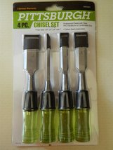 PITTSBURGH 4 PC. CHISEL SET WITH 1/4&quot;, 1/2&quot;, 3/4&quot; AND 1&quot; - $22.76