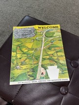 Penna. Turnpike 400 Majestic Miles Serving The Keystone State Map - £6.99 GBP