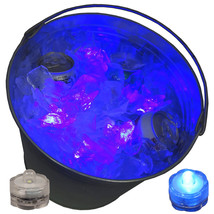 Beer &amp; Soda Ice Bucket Tub Lights Submersible LED Tailgate 24pcs Super B... - $34.99