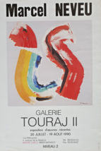 Marcel Neveu - Original Exhibition Poster - Galerie Touraj II Monaco - 1990 - £115.74 GBP