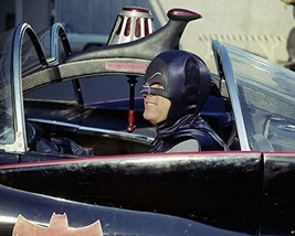 Adam West in Batman at wheel of Batmobile close up 11x14 Photo - $19.99