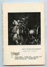 Index to Weird Fiction Magazine T G L Cockcroft Lower Hutt New Zealand 1962 - £14.16 GBP