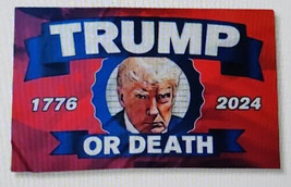 Trump Or Death 1776 2024 3x5 Flag Take America Back Flag President Trump... - £22.03 GBP