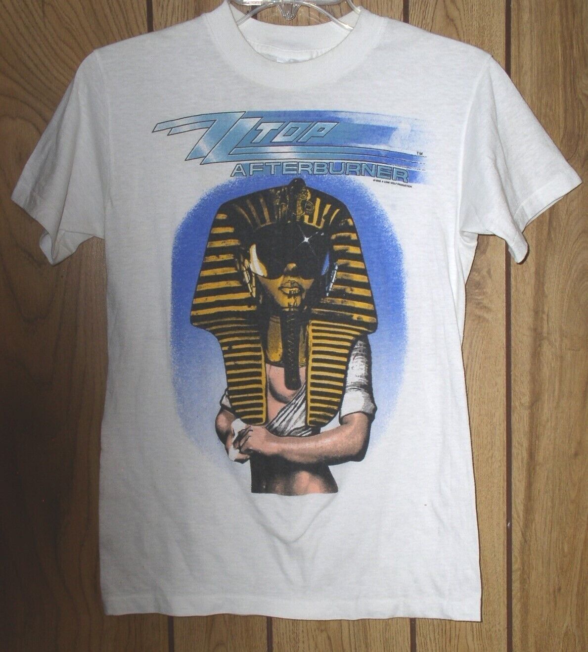 Primary image for ZZ Top Concert Tour T Shirt Vintage 1986 Afterburner Single Stitched Size Medium