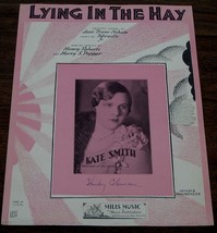 Lying In The Hay, Mireille, Henry Roberts, 1932 OLD SHEET MUSIC - $5.93