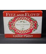 Fitz And Floyd Merry Christmas Y’all Cookie Platter 14&quot; x 10&quot; New In Box... - $24.71 CAD