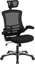 Flash Furniture Kelista High-Back Swivel Office Chair with Set of 1, Black  - £248.56 GBP