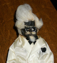 Folk Art Apple Head Doll Southern Fried Gentleman Colonel Sanders Mark Twain Vtg - £219.26 GBP