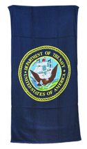 United States Navy Blue Beach Towel 60 x 30 USN - $22.88