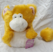 Vintage Walmart Commonwealth Power Puff Yellow Animal Pom Pom Tail NOS Monkey? - £31.16 GBP