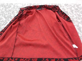 Briggs New York Red &amp; Black Women&#39;s Small Dress Jacket Blazer 6941 - £10.02 GBP