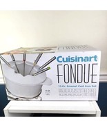 Cuisinart 13 Piece Enamel Cast Iron Fondue Set 1.5 Qt NWT - £38.71 GBP