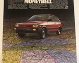 1988 Subaru Justy Vintage Print Ad Advertisement pa11 - $6.92