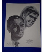 Fredric March Academy Award Portrait Print Vintage 1962 Volpe Jeckyll an... - $227.89 MXN