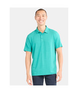 George Men&#39;s Poly Polo Shirt Short Sleeve Size MEDIUM Tropical Jade Heat... - $312.19 MXN