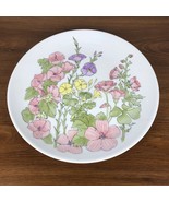 12 1/2&quot;  Painted Amaryllis Ceramic Dinner Plate  #871 Ernestine Salerno ... - £23.70 GBP