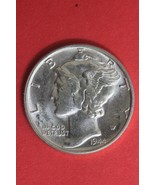 1944 P Silver Mercury Dime Exact Coin Shown Fast Flat Rate Shipping OCE 90 - $19.34 CAD