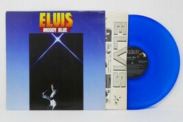 RCA 1977 Moody Blue by Elvis Presley 12&quot; LP Vinyl Record AFL1-2428 - £31.96 GBP