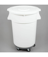 32 Gallon Trash Can Ingredient Bin Lid Dolly Commercial Kit Recycling NSF - $160.15 CAD