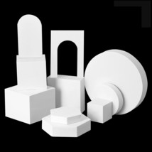 10 Pieces Of Waterproof Hard Foam Product Photography Props In White For - £32.74 GBP